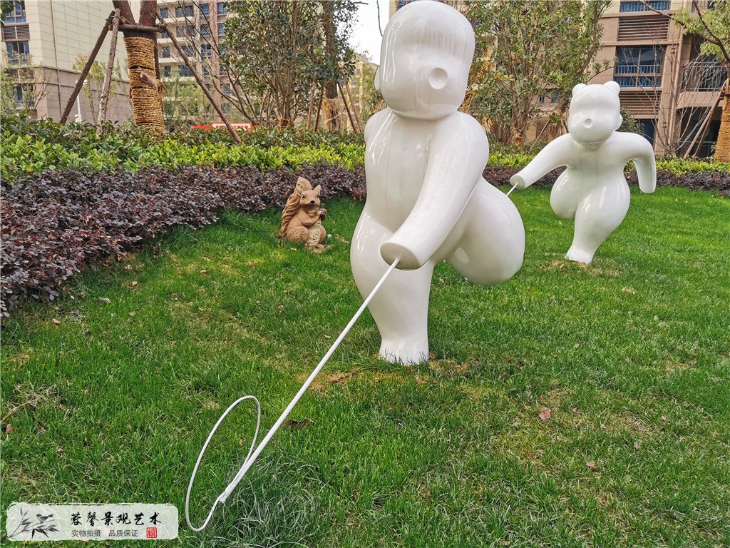 成都蓉馨玻璃鋼雕塑，安徽碧桂園公園里項目案例 (2)
