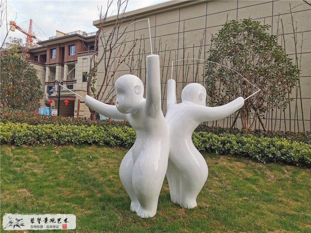 成都蓉馨玻璃鋼雕塑，安徽碧桂園公園里項目案例 (4)