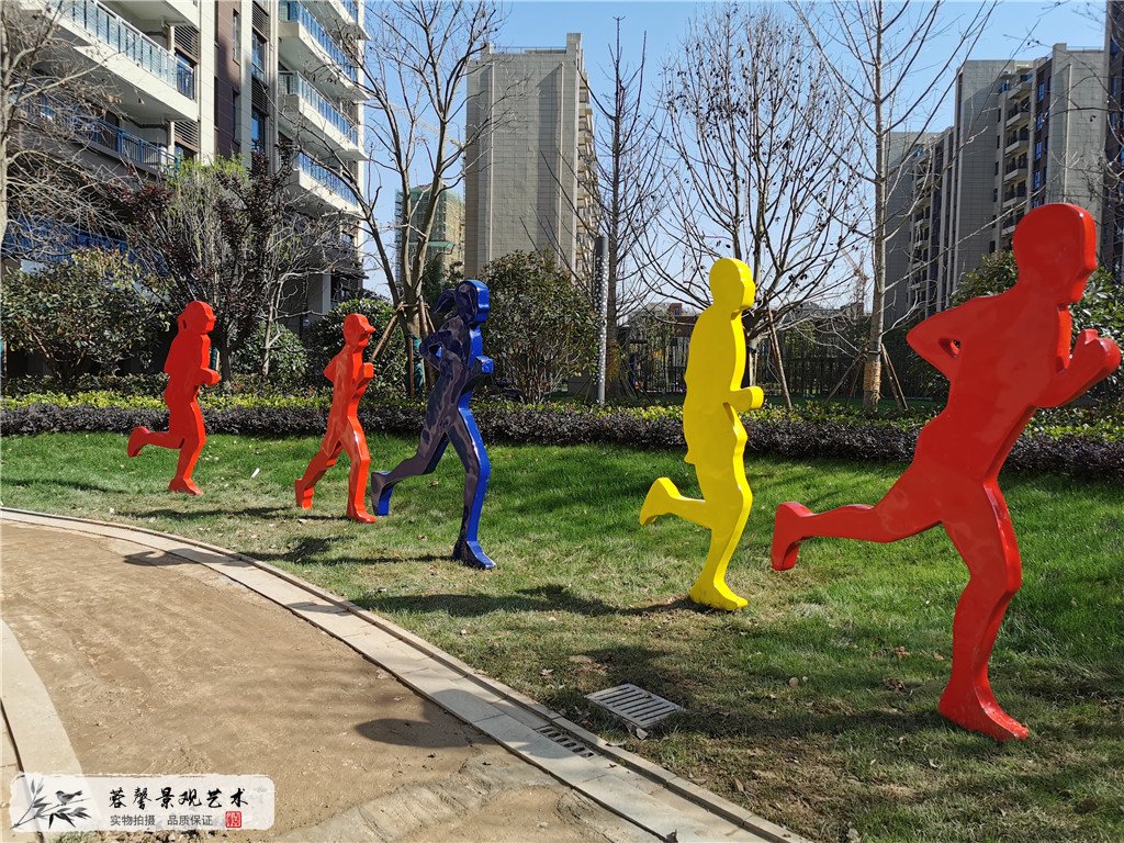 成都玻璃鋼雕塑案例，安徽碧桂園天域小區(qū)景觀小品裝飾 (2)