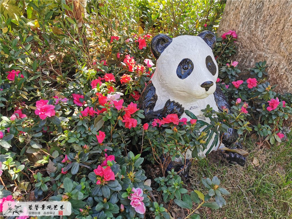 成都玻璃鋼雕塑案例，安徽碧桂園天域小區(qū)景觀小品裝飾 (5)