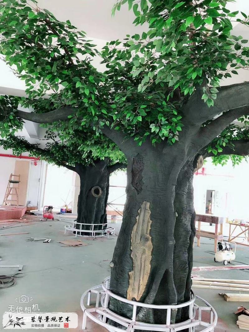 幼兒園水泥仿真榕樹(shù)
