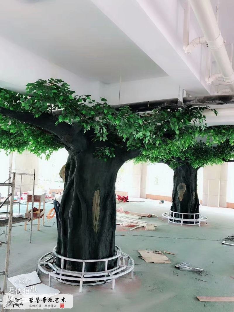 幼兒園水泥仿真榕樹(shù)