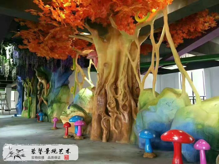 仿真樹(shù)包柱子制作