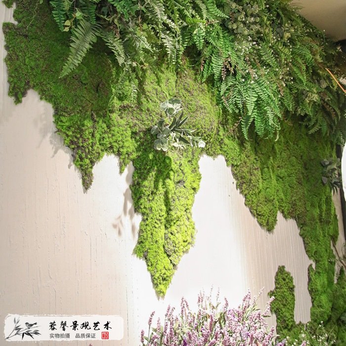 背景植物墻設計
