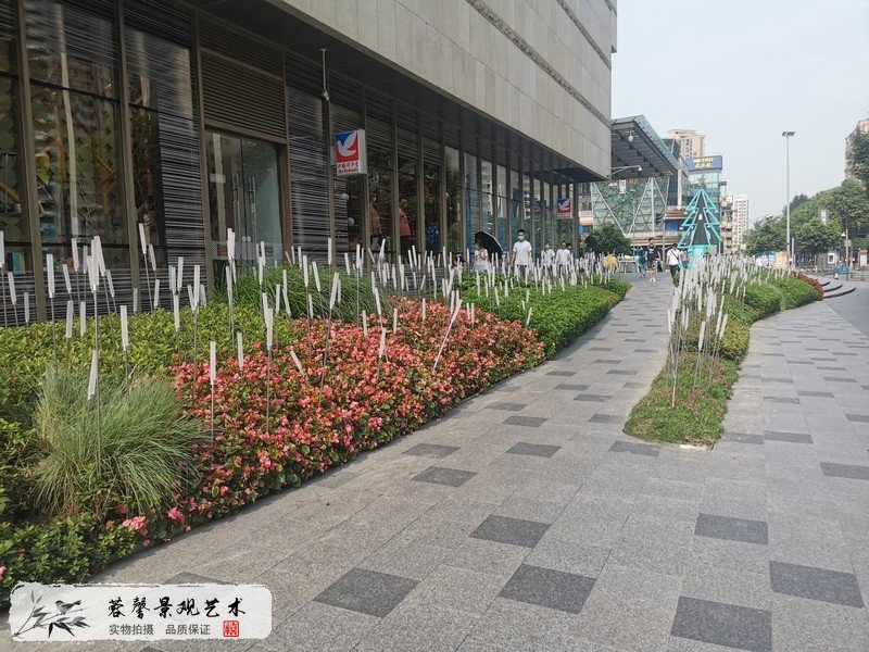 商場室外花鏡