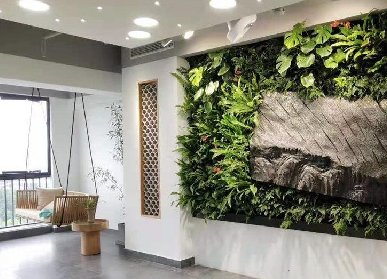 室內仿真植物墻