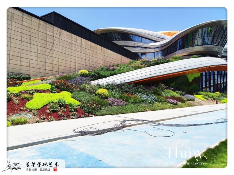 機(jī)場花境景觀
