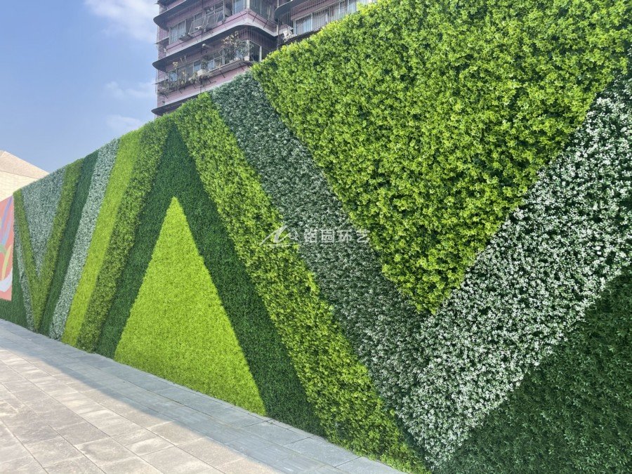 戶外仿真綠植墻景觀