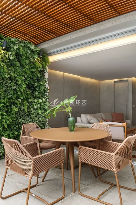 陽臺植物墻設計